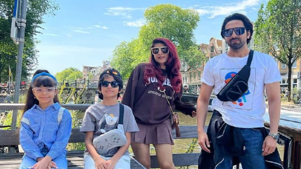 Ayushmann Khurrana is &#039;back-to-bay&#039; after fam-jam vacation in Europe, see PICS