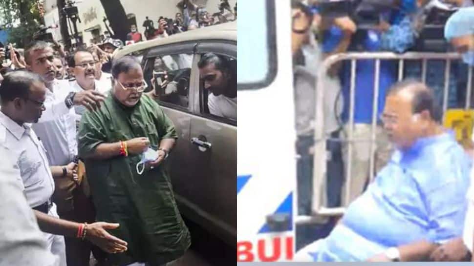 &#039;After destroying Bengal, now you came here for treatment&#039;: Partha Chatterjee faces FIERCE protests at AIIMS Bhubaneswar