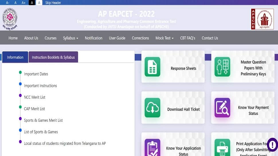 AP EAMCET Results 2022 OUT at cets.apsche.ap.gov.in, direct link to