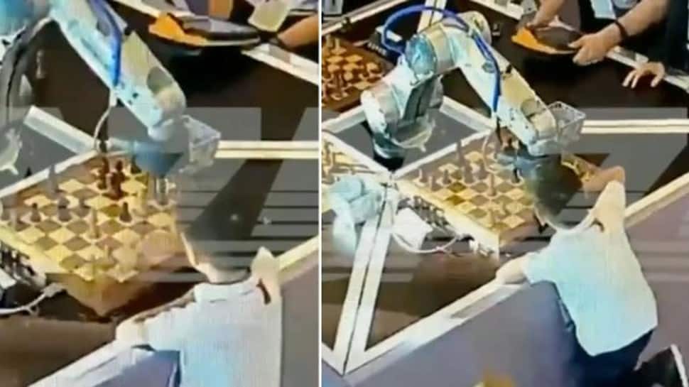 BIZARRE! Chess-playing robot breaks finger of its 7-year-old opponent - WATCH