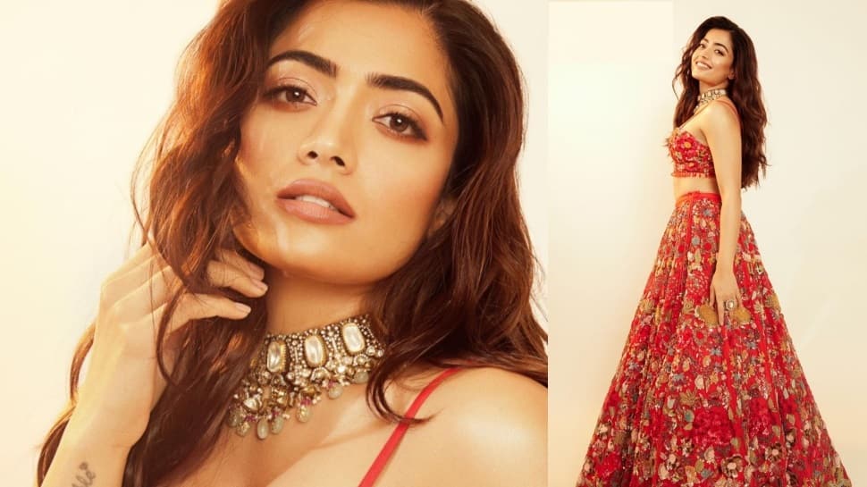 Rashmika Mandanna sets ramp on fire at Indian Couture Week