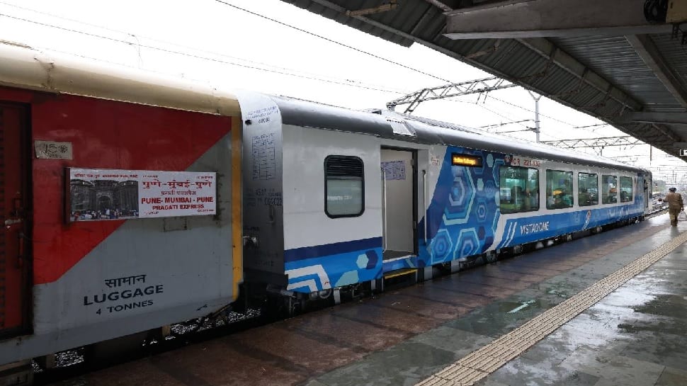 Now enjoy scenic beauty on Pune-Mumbai-Pune rail route; Indian Railways introduces Vistadome coach on Pragati Express