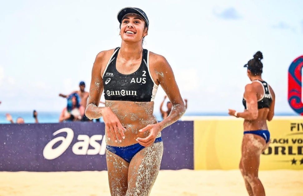 Taliqua Clancy will lead the Australia's beach volleyball women team. he is the first Indigenous Australian volleyball player to represent Australia at the Olympics. (Source: Instagram)