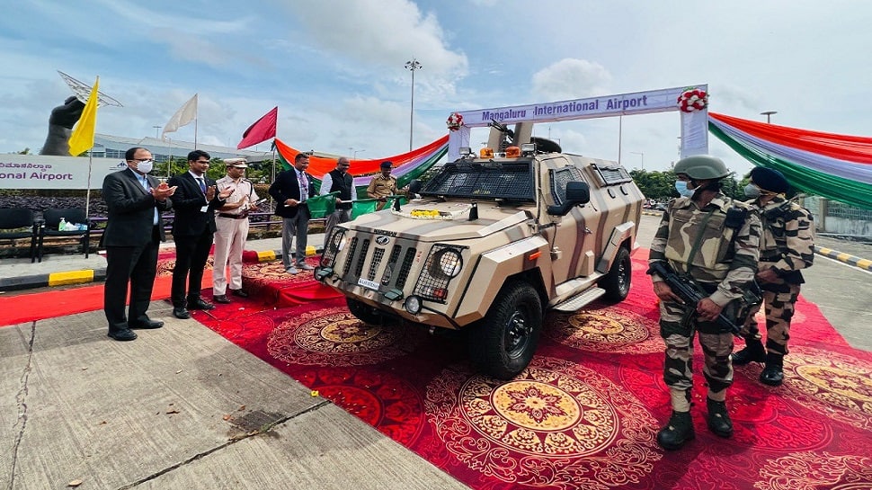 Mangaluru airport becomes India’s first non-hypersensitive airport to get bullet-proof vehicle for CISF on duty 