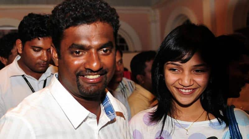 Muttiah Muralitharan and Madhimalar Ramamurthy