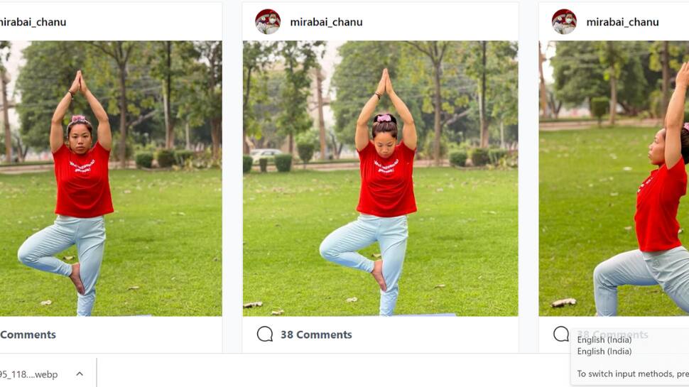 Mirabai Chanu loves doing Yoga
