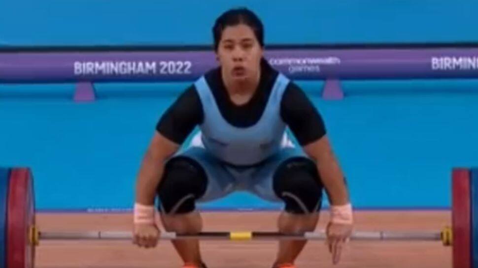 Watch: Bindyarani Devi lifts 116 kg to win silver in women&#039;s 55kg event at Commonwealth Games 2022