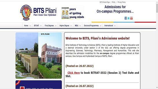 BITSAT 2022 Session 2 Admit Card TODAY at bitsadmission.com- Check time and more here | India News - Vimarsana News