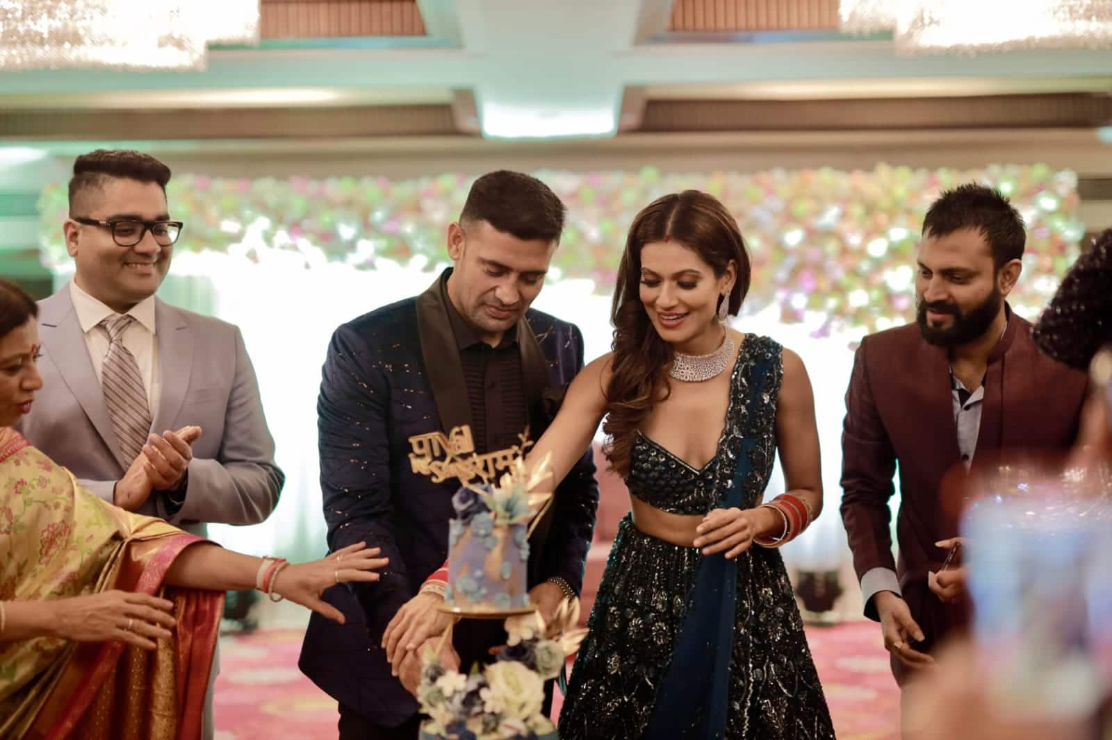 Payal Rohatgi and Sangram Singh host a grand reception in Ahmedabad, after  Agra and Delhi: PICS | News | Zee News