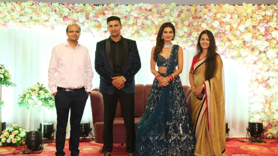 High profile guests attend couple's Ahmedabad reception