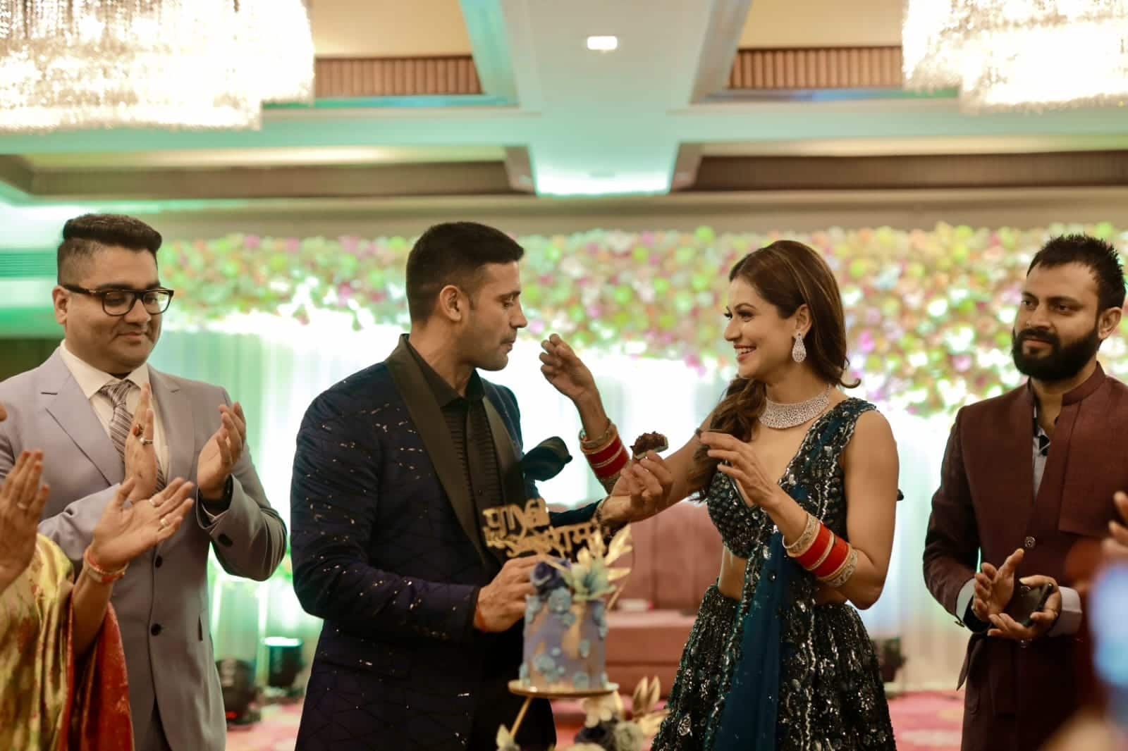 Payal Rohatgi-Sangram Singh host wedding reception in Ahmedabad