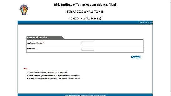 BITSAT 2022 Session 2 Admit Card RELEASED at bitsadmission.com- Direct download link here | India News - Vimarsana News