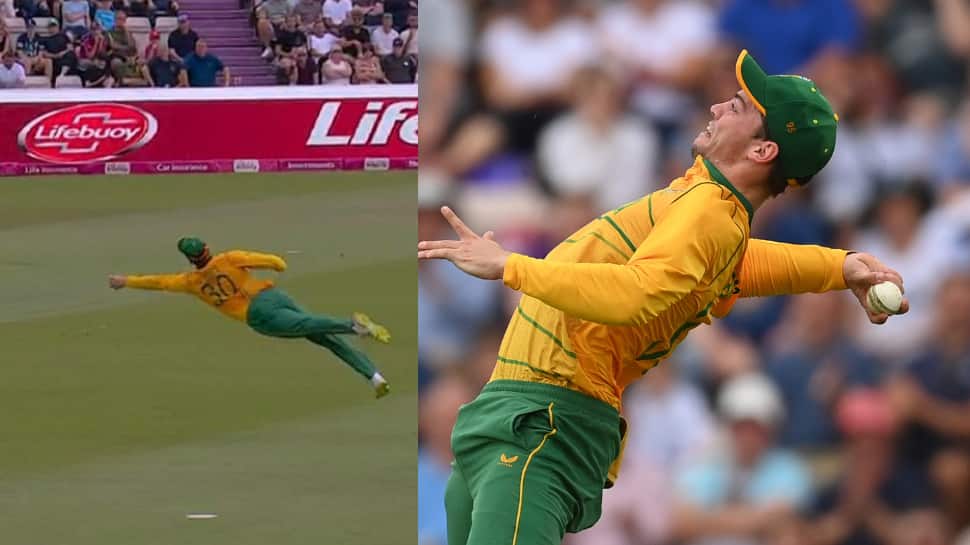 WATCH: Tristan Stubbs takes UNBELIEVABLE catch in SA vs ENG 3rd T20