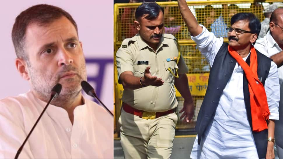 &#039;Raja ka sandesh...&#039;: Rahul Gandhi slams PM Modi over Sanjay Raut&#039;s arrest