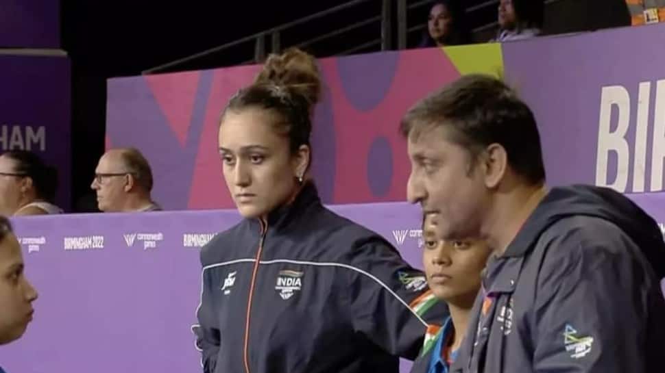 CWG 2022: Manika Batra&#039;s TT team faces yet another CONTROVERSY as men&#039;s coach S Raman seen courtside, read full story HERE