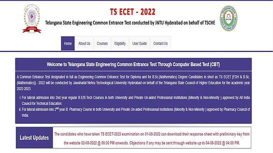 TS ECET 2022 answer key RELEASED at ecet.tsche.ac.in: Direct link to download here | India News - Vimarsana News