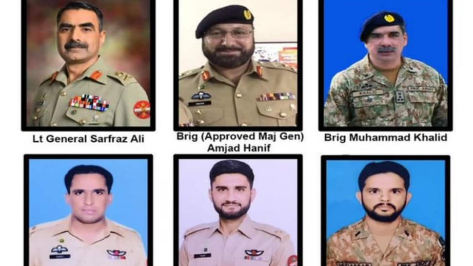 Pakistan Army Porn Movies - Pakistan Army Lt Gen, 5 others killed in helicopter crash in Balochistan |  World News | Zee News