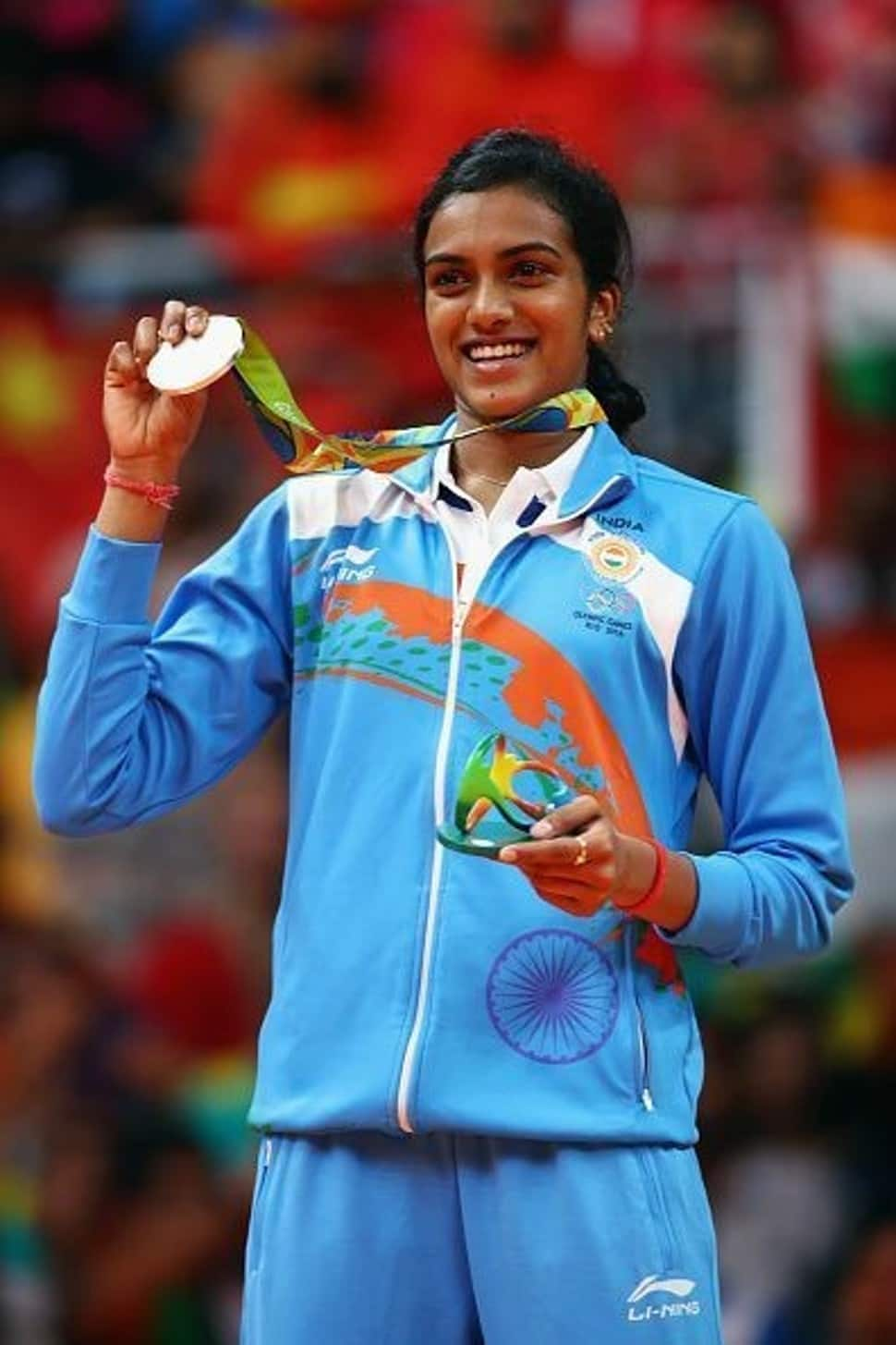 PV Sindhu won the silver medal at the Rio Olympics 2016 in the women's single event. Sindhu also won the bronze at the Tokyo Olympics 2020. (Source: Twitter)