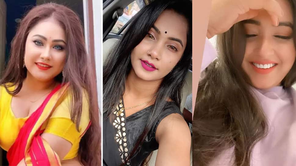 Heroen Kajal Xxx Video - Bhojpuri actresses whose controversial intimate videos rocked internet - IN  PICS | News | Zee News
