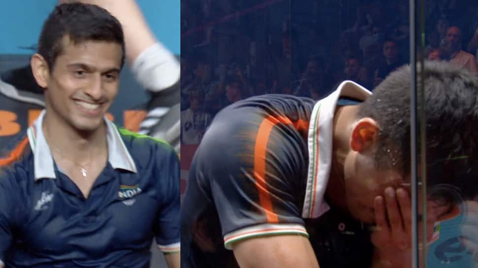 WATCH: Saurav Ghosal sheds tears after winning historic first individual medal in squash at CWG 2022 | Other Sports News