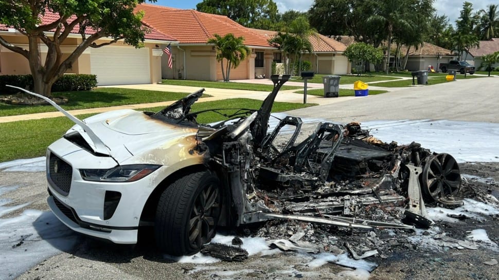 Another Jaguar I-Pace electric SUV catches fire, 4th such incident since 2018 debut