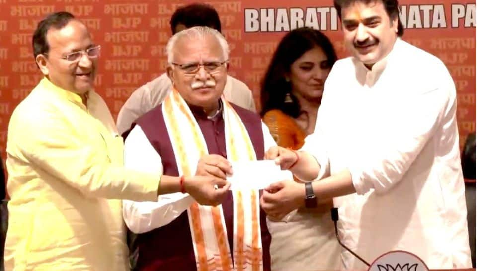 Kuldeep Bishnoi, ex-Congress leader, joins BJP; calls Narendra Modi ‘best’ Prime Minister