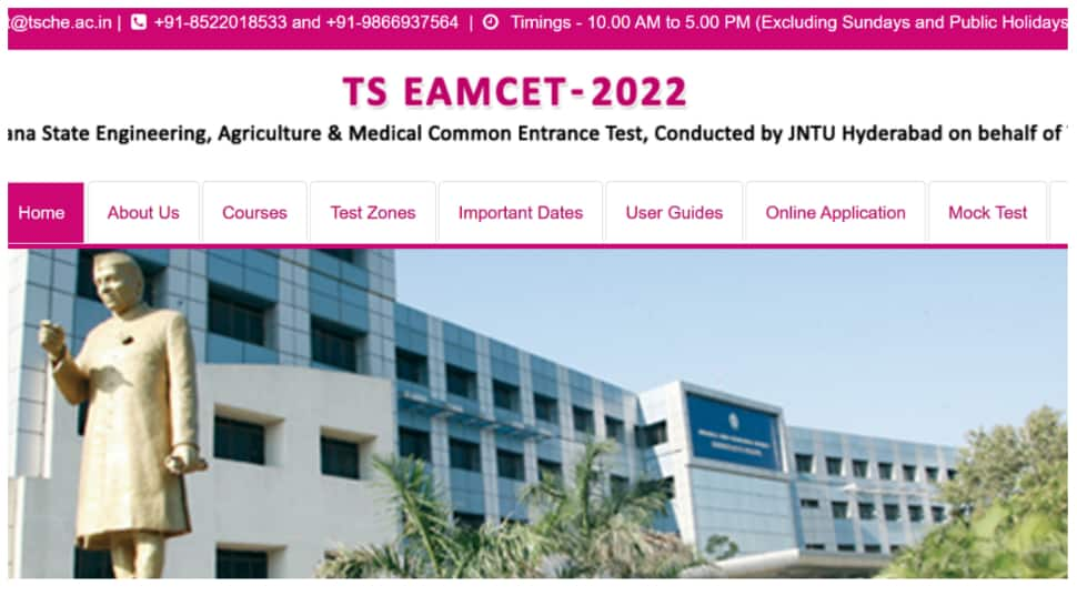 TS EAMCET 2022 Agriculture Medical Answer Key Objection window to close TODAY at eamcet.tsche.ac.in- Check details here