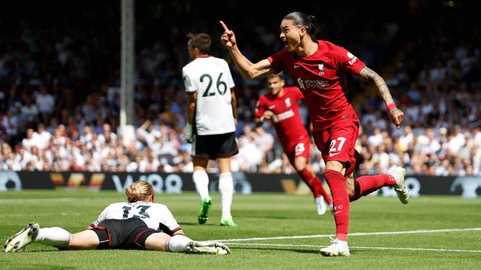 WATCH: Darwin Nunez scores with a stunning flick in Premier League debut for Liverpool vs Fulham