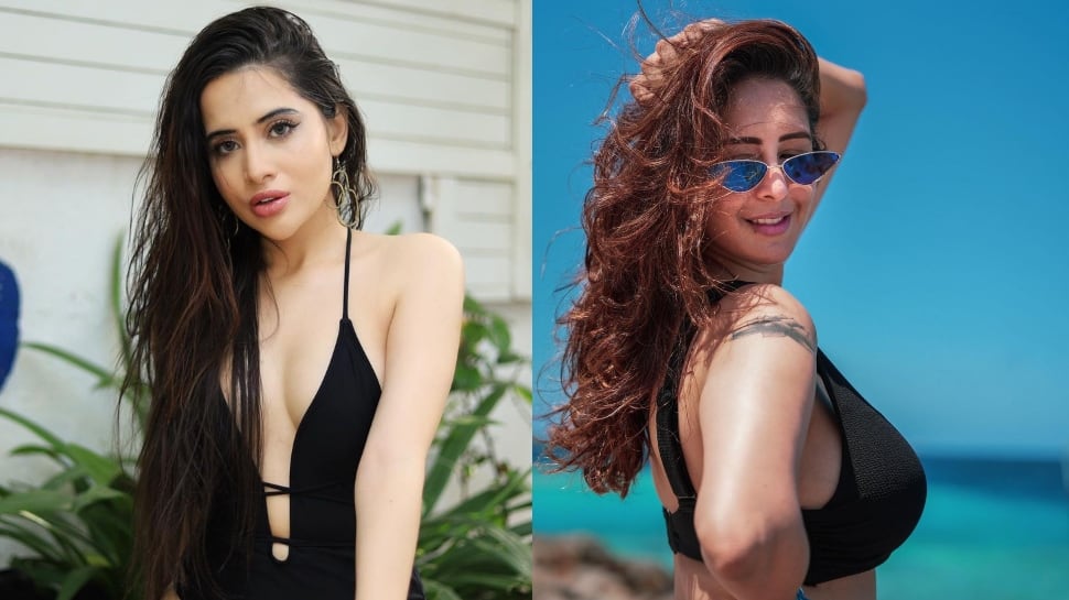 970px x 545px - Urfi Javed hits back at Chahatt Khanna for calling her fashion 'cheap' |  People News | Zee News