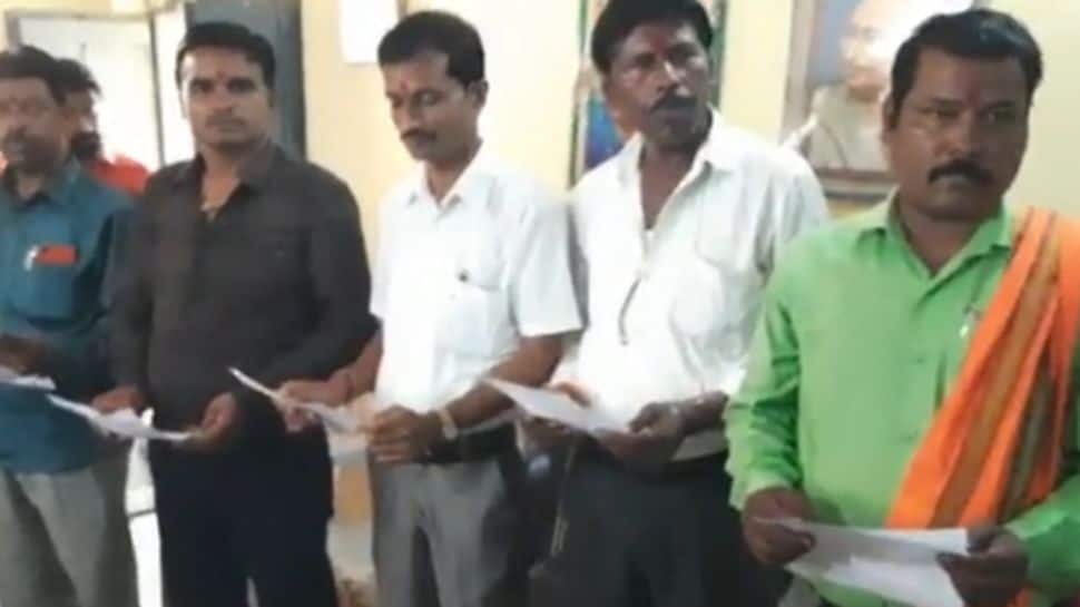 Madhya Pradesh: Male relatives take oath instead of elected women in panchayat