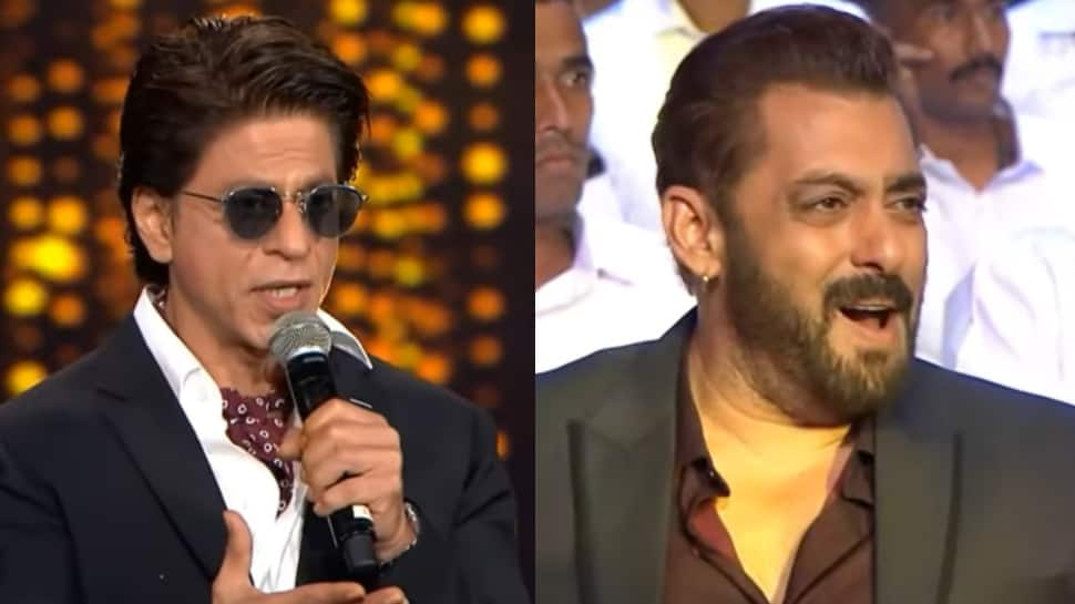 WATCH: Shah Rukh Khan teases Mumbai Police Commissioner, Salman Khan cheers for the actor in VIRAL video!