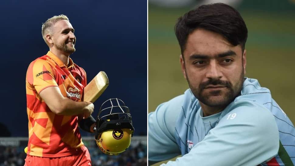 WATCH: Liam Livingstone in &#039;CARNAGE&#039; mode against Rashid Khan, hits 4 sixes in one over