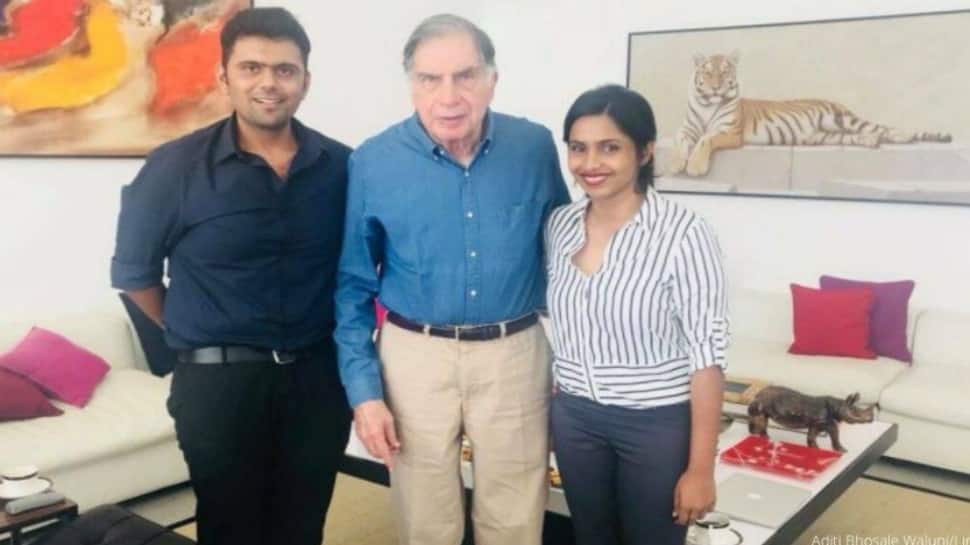 Ratan Tata's meeting with Pune start-up founders goes viral on LinkedIn, netizens feel inspired | Companies News - Vimarsana News