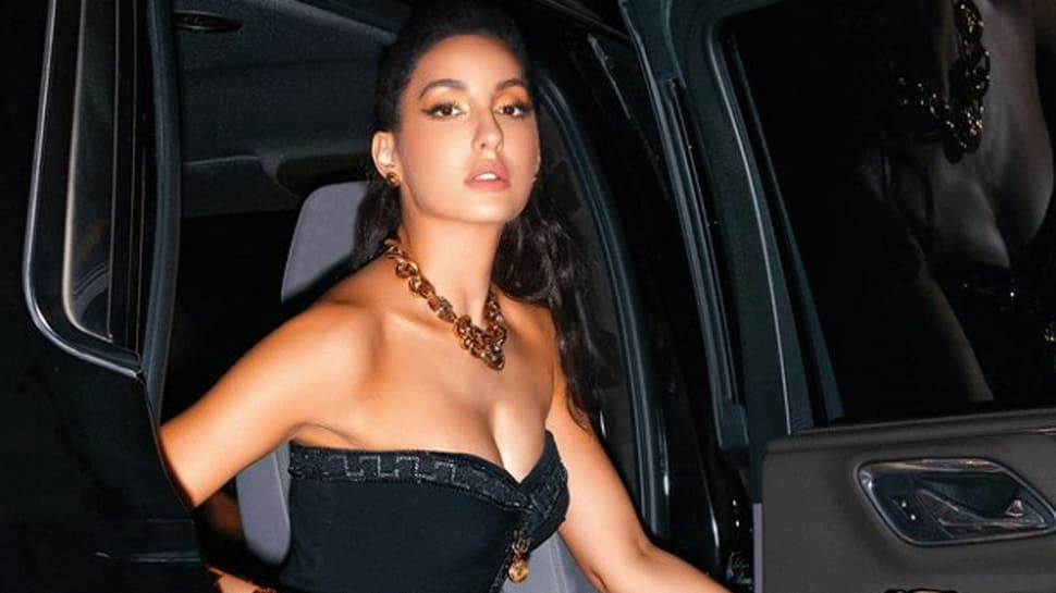 Nora Fatehi shares jaw-dropping video, flaunts her hourglass figure in black strappy dress: WATCH