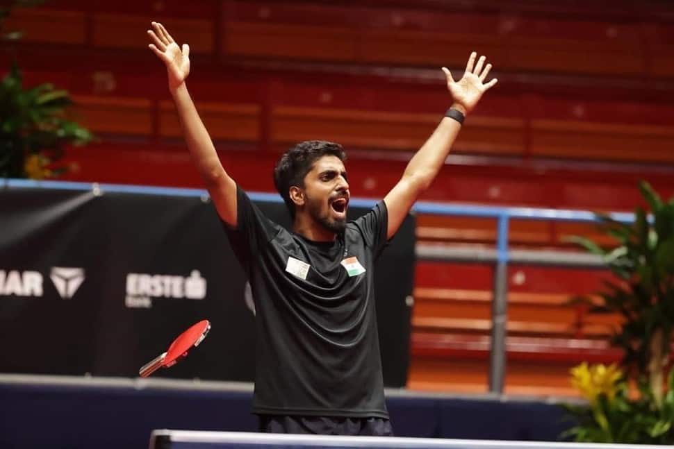 The Indian men's table tennis team retained its Commonwealth Games gold medal after a close fight against Singapore in the final. The likes of Harmeet Desai, Sanil Shetty, Sharath Kamal and Gnansekaran Sathiyan gave India's its seventh since the sport's introduction in Manchester 2002. Sathiyan also won a silver in the men's doubles event and a bronze in the singles event. (Source: Twitter)