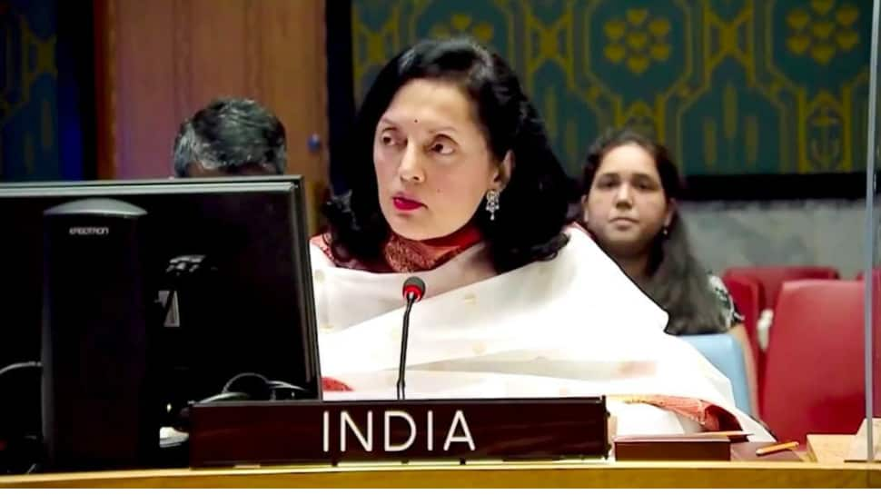 India&#039;s envoy Ruchira Kamboj calls Israel-Gaza conflict ‘Matter of Grave concern’ at UNSC 