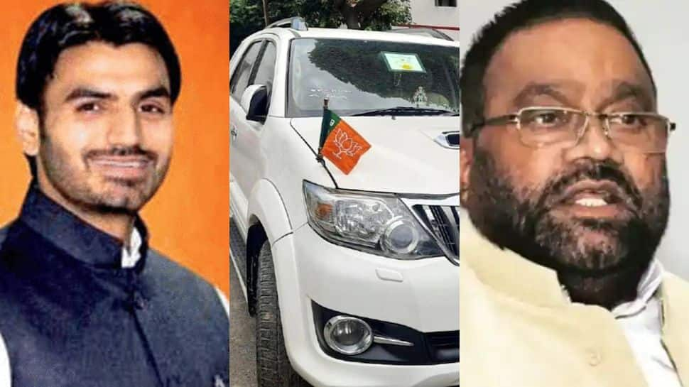 Shrikant Tyagi got MLA sticker for car from Swami Prasad Maurya: Noida police