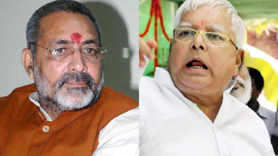 &#039;Saanp aapke ghar mein ghus gaya hai&#039;: BJP leader Giriraj Singh MOCKS Lalu Yadav over new alliance with Nitish Kumar