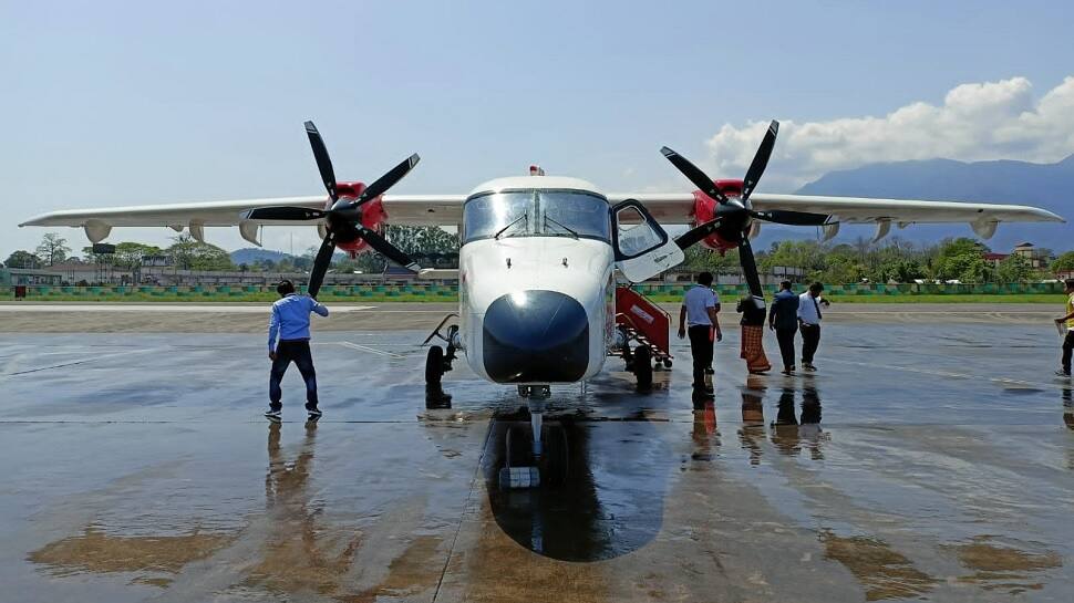 Delay in flights at Goa Airport after Coast Guard&#039;s Dornier plane suffers tyre burst