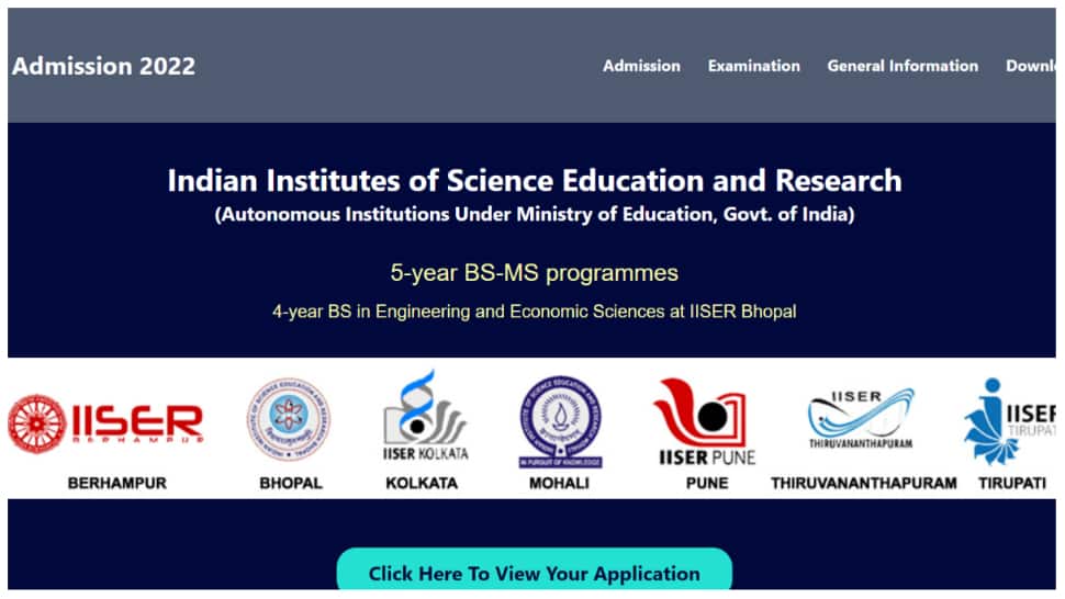 IISER 2022 result DECLARED at iiseradmission.in- Direct link here - Vimarsana News