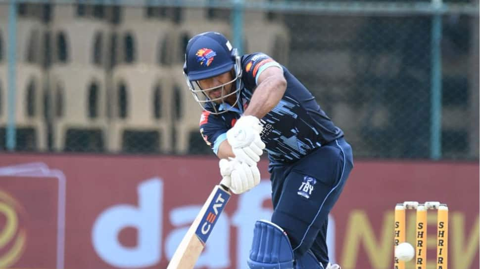 Mayank Agarwal slams unbeaten 102 off 49 balls as Bengaluru Blasters beat Shivamogga Strikers in KPL