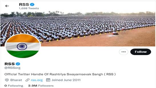 RSS changes profile pictures of social media accounts to national flag 