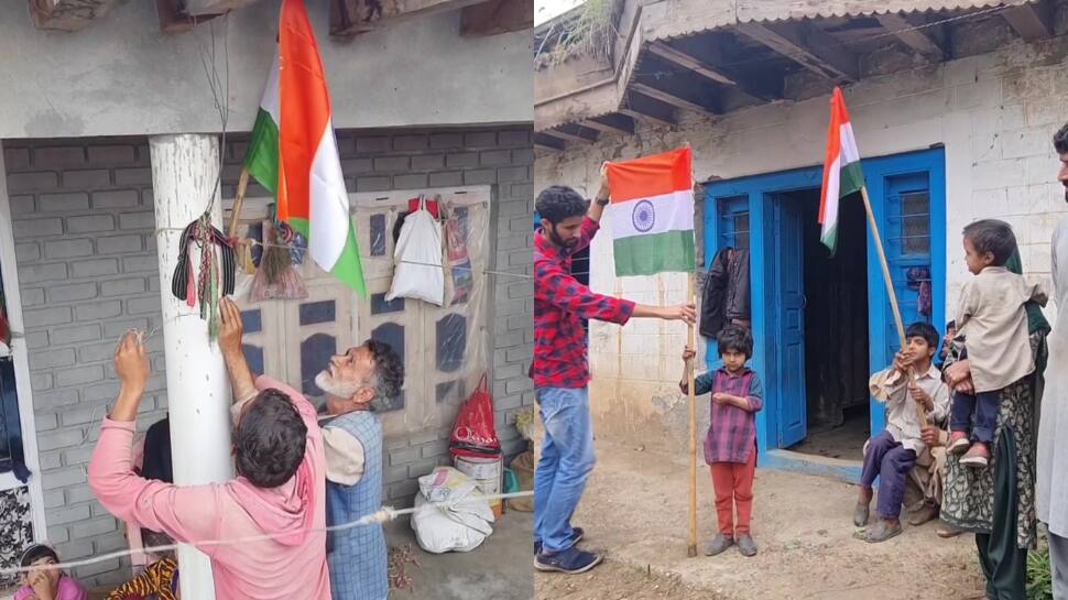 Har Ghar Tiranga: Families of terrorists in Kashmir unfurl national flag- PICS