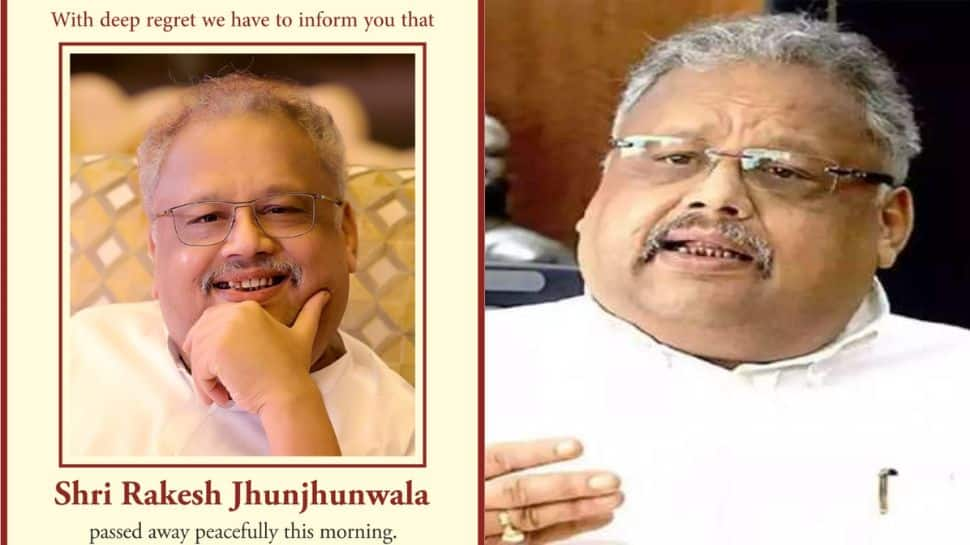 Rakesh Jhunjhunwala cremation at 5.30 pm in Mumbai, family and friends mourn loss