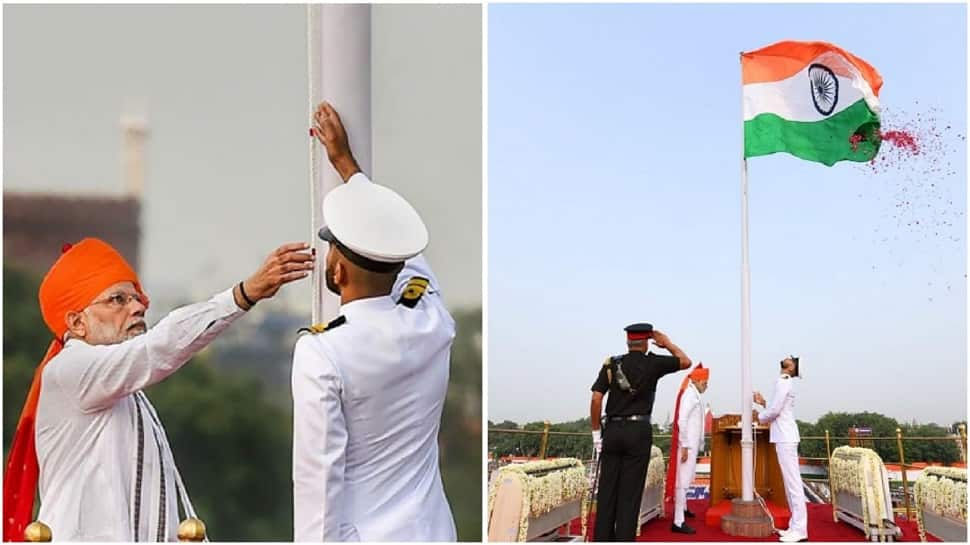 Independence Day BIG difference between hoisting National Flag on I