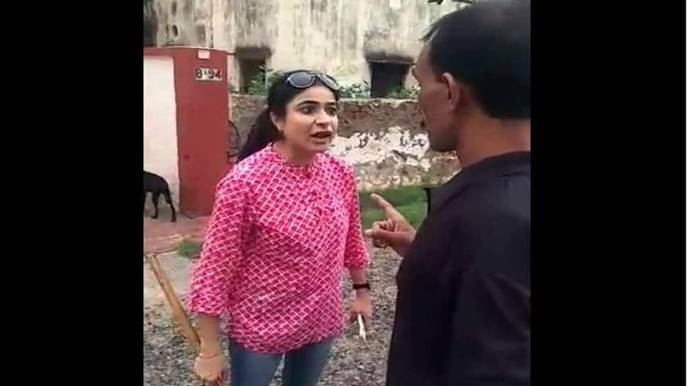 SHOCKING! Agra teacher thrashes, abuses guard over &#039;bad behavior&#039; with dogs - video here