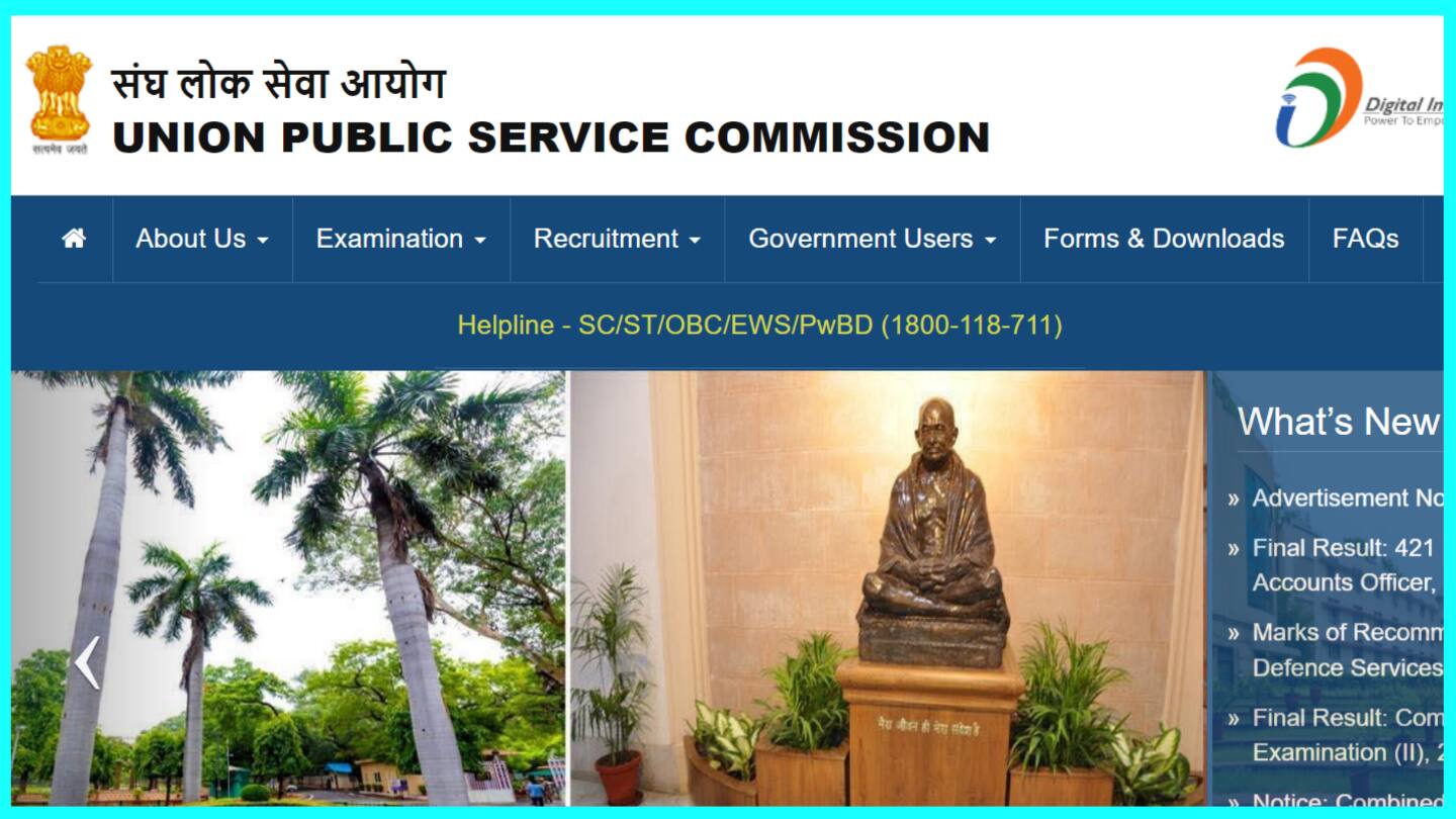 UPSC Recruitment 2022: Registration begins for various posts at upsc.gov.in- Check vacancies and other details here