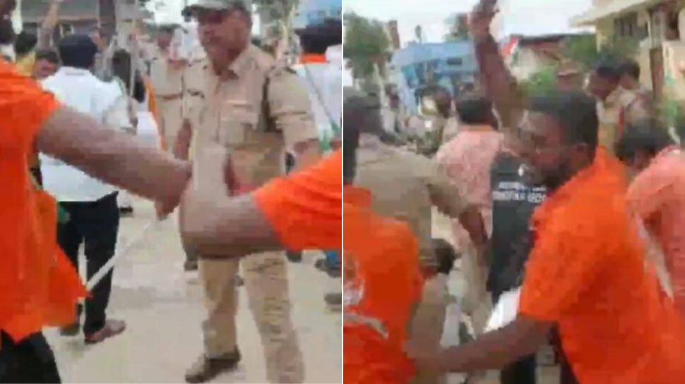 &#039;TRS goons&#039;: BJP leader Bandi Sanjay after VIOLENCE erupts between rival parties - Watch