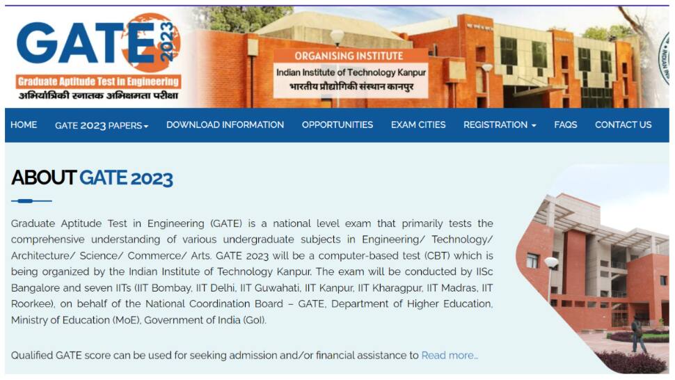 GATE 2023 registration to begin from THIS DATE at gate.iitk.ac.in- Check latest updates here