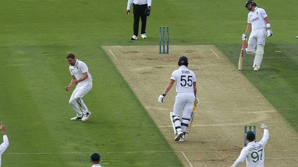 ENG vs SA 1st Test: Dean Elgar and Co reduce England to 116/6 before rain ends play on Day 1